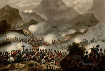 軍事戦争 Painting - ウィリアム・ヒース ピレネーの戦い 1813 年 7 月 28 日 軍事戦争